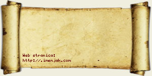 Matija Večanski vizit kartica